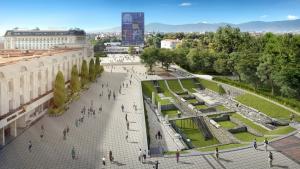 Централният пловдивски площад готов за празника на града