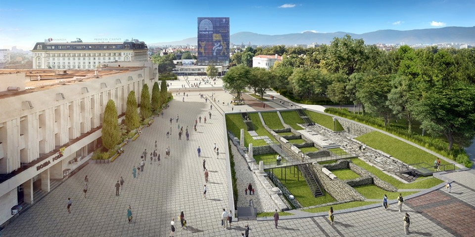 Централният пловдивски площад готов за празника на града