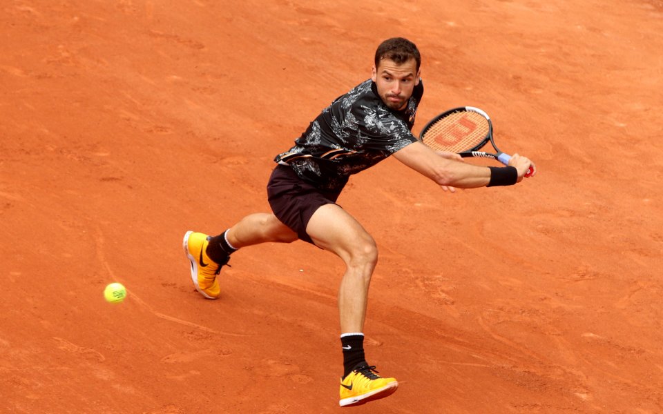 Григор Димитров изравни за 1:1 сета срещу Марин Чилич във