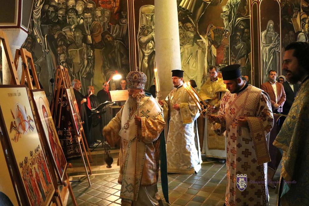 В Патриаршеския храм на Царевец се отслужи Света литургия за Възнесение Господне