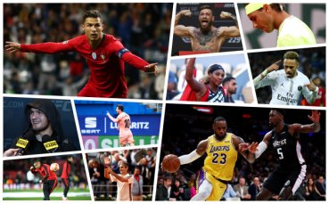 Топ 20 на най известните спортисти за 2019 а според ESPN Спортът