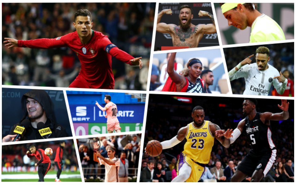 Топ 20 на най-известните спортисти за 2019-а според ESPN Спортът