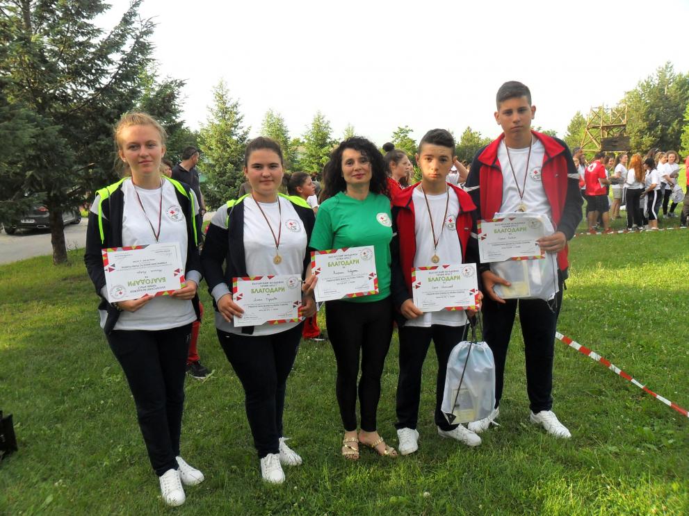 Много добре се представи отборът от село Коларци в състезание на БЧК