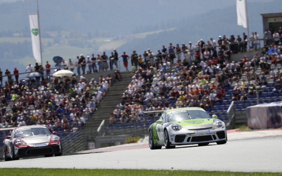 Георги Дончев с подиум на Porsche Carrera Cup