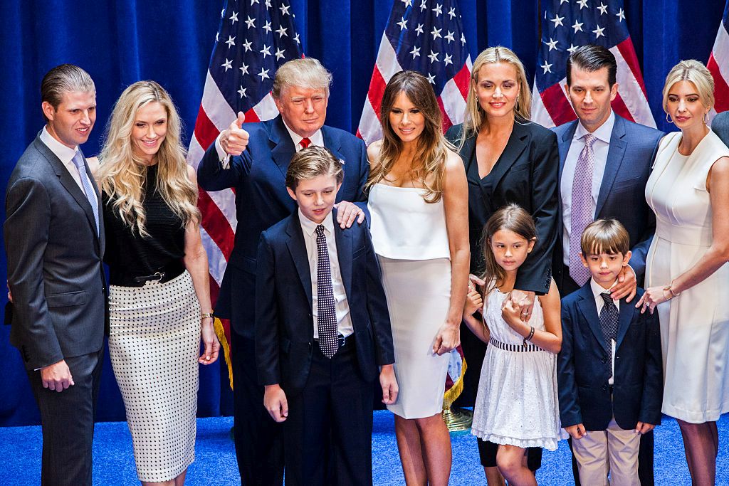 Цялото семейство на Доналд Тръмп
