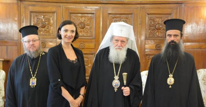 В Синодалната палата  се състоя среща между патриарх Неофит и