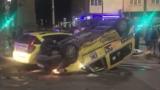  Тежка злополука сред таксита в София 