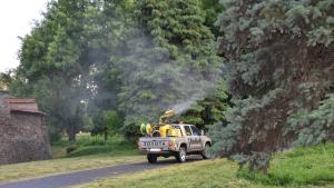 пръскане срещу комари