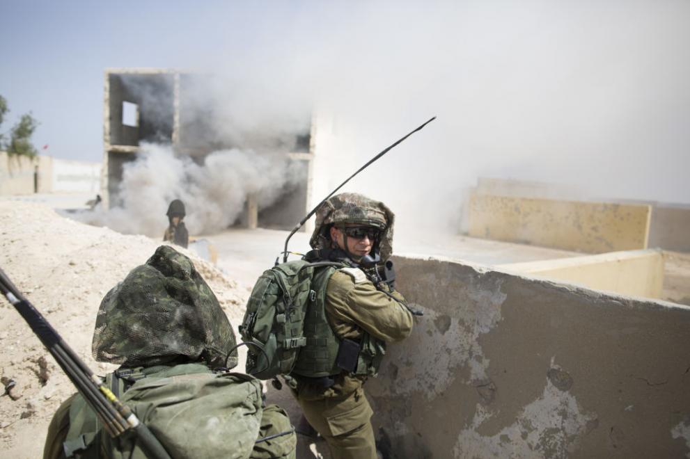 Израелската армия в едно от военните учения