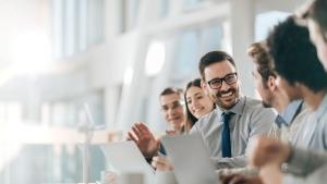 офис хора мъж жена