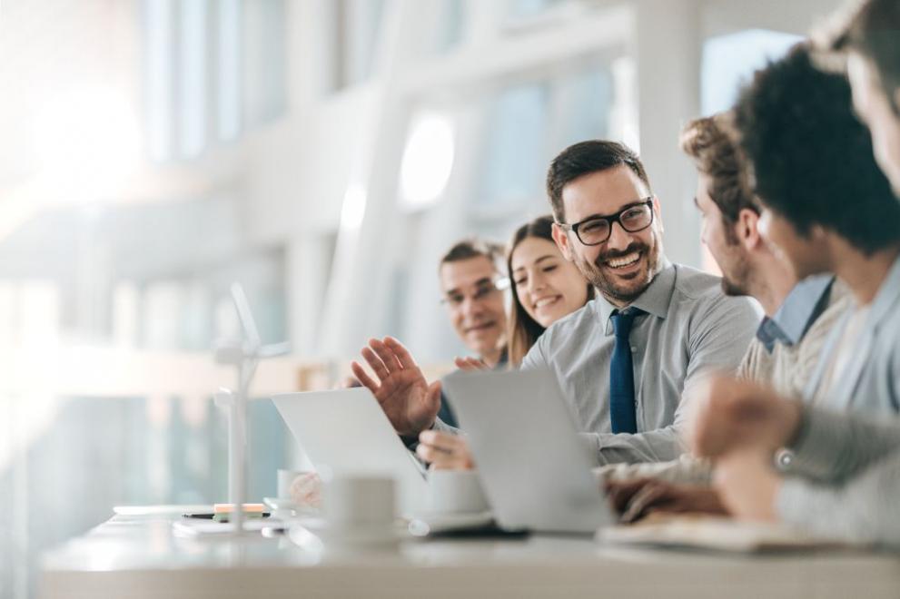  офис хора мъж жена 