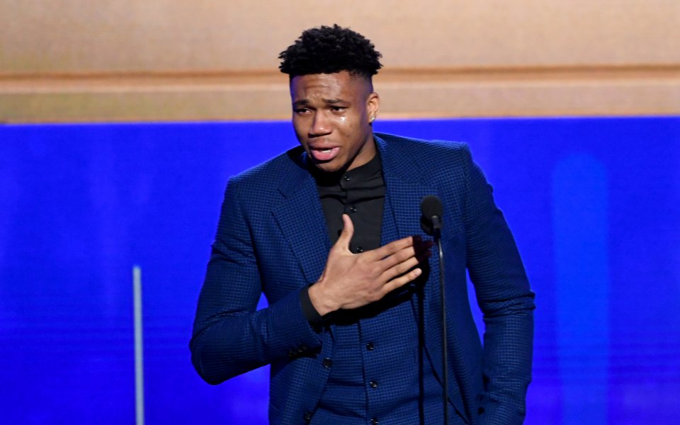 Янис Антетокунбо беше избран за най-полезен играч през изминалия сезон