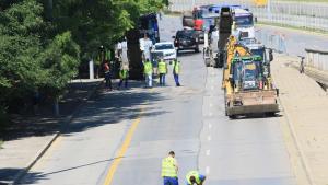 ремонт по столичния булевард българия