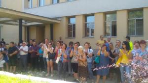 протест МБАЛ Видин