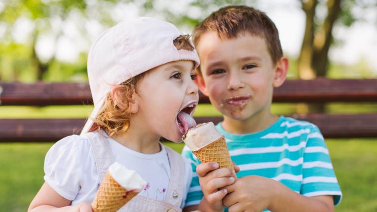 деца сладолед