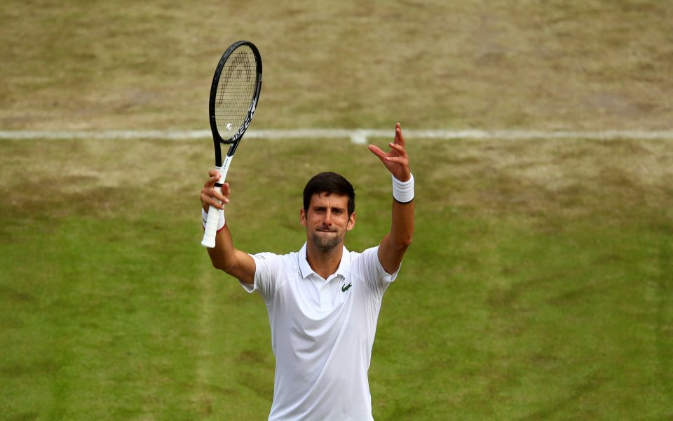 Новак Джокович загуби първи сет на тазгодишния Уимбълдън, но продължава