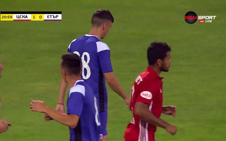 ЦСКА - Етър 1:0 /първо полувреме/