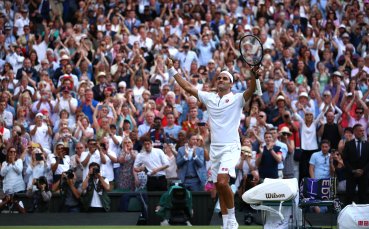 Роджър Федерер постигна страхотна победа на 1 2 финалите на Уимбълдън надделявайки