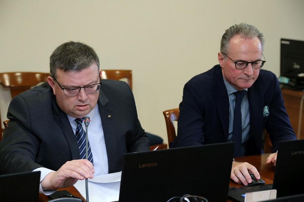 Главният прокурор Сотир Цацаров и председателят на Върховния касационен съд (ВКС) Лозан Панов