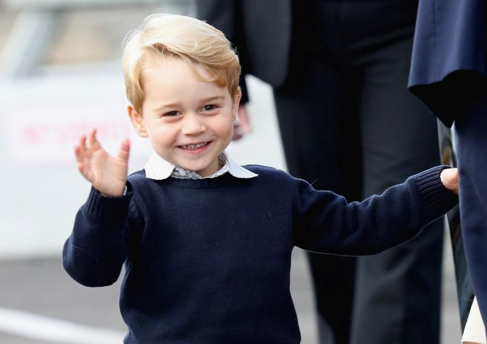 Принц Джордж е първородният син на Кейт Мидълтън и принц Уилям