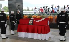  Погребението на турския посланик, погубен в Ербил, Ирак 