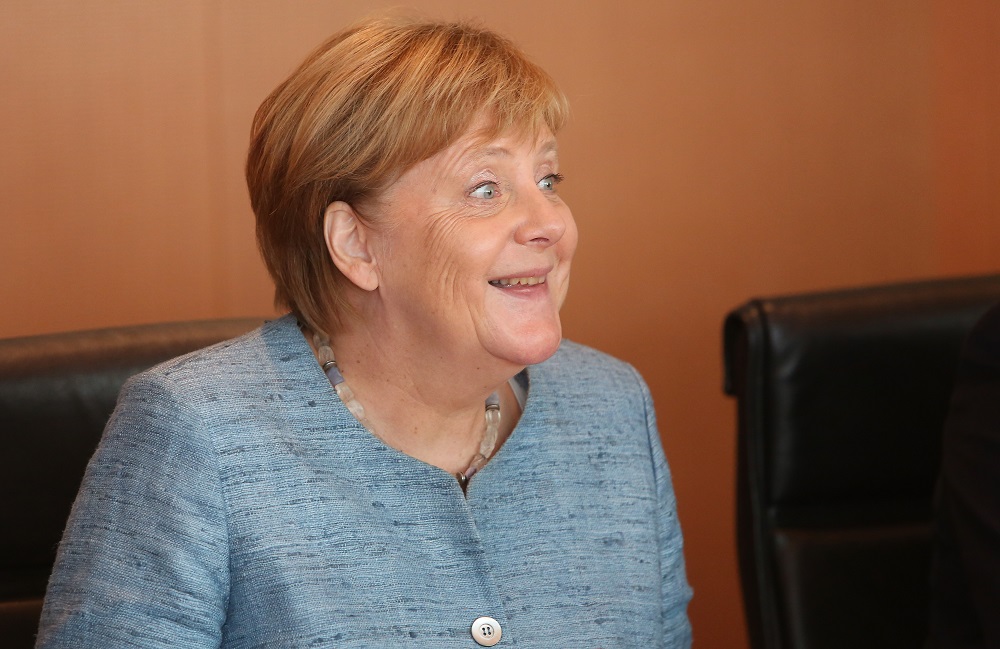 40 снимки, които са направени в точния момент и показват канцлера на Германия Ангела Меркел в различна светлина.