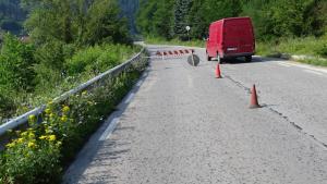 Велинград подкопан път