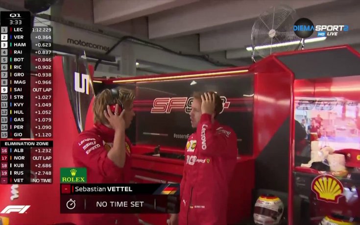 Пълен крах за Ферари в Германия, Люис започва пръв в Германия