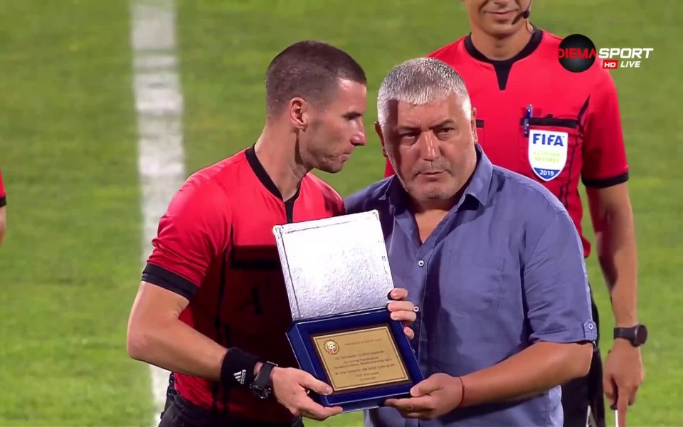 Главният съдия на двубоя между Арда и Берое, Георги Кабаков