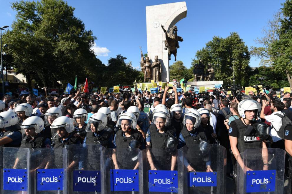 Протестът в Истанбул
