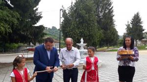 Откриха обновения централен площад в свищовското село Българско Сливово