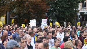 протест против Иван Гешев