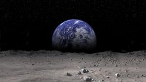 Луната земята космос