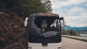 автобус пожар