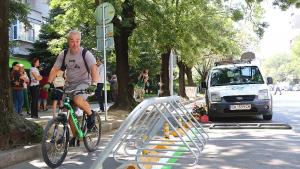 София велопаркинг електрически тротинетки