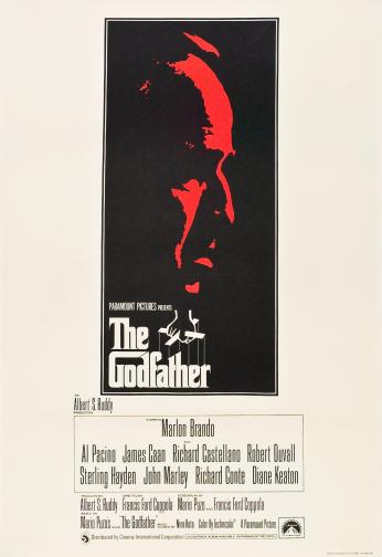  <br> The Godfather / „ Кръстникът “ – 1972; Режисьор: Франсис Форд Копола; Участват: Ал Пачино, Марлон Брандо, Джеймс Каан <br> 