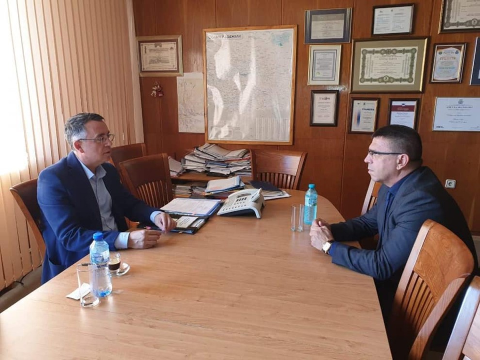 Кметът на Кърджали инж. Хасан Азис проведе първа среща с новия директор на ОД на МВР старши комисар Атанас Илков.