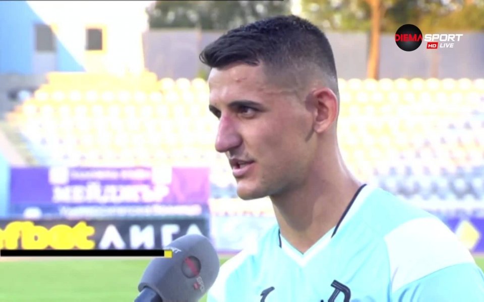 Нападателят на Дунав Русе Ахмед Ахмедов говори, след като спечели