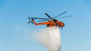 пожар гасене хеликоптер