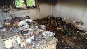 Изгоря изоставена сграда на бивша Здравна служба в благоевградско село