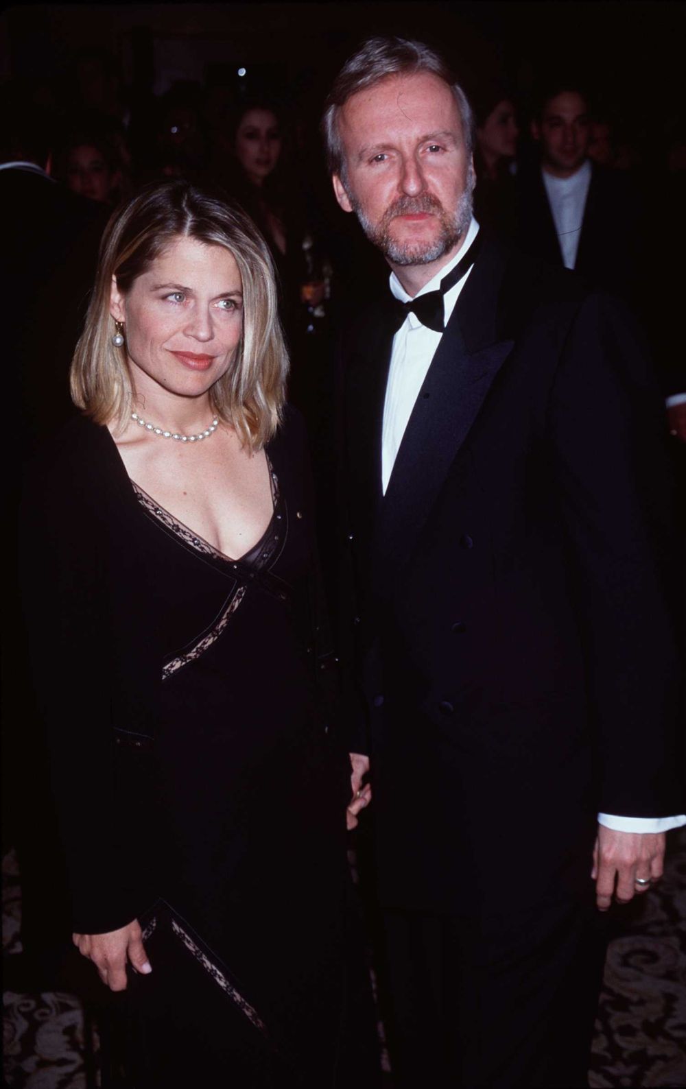Актрисата Линда Хамилтън и режисьорът Джеймс Камерън се срещат през 1991 г.