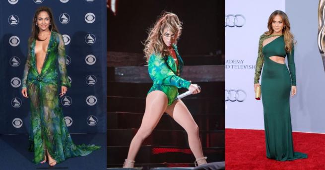 Дженифър Лопес през годините прикова погледите към себе си с