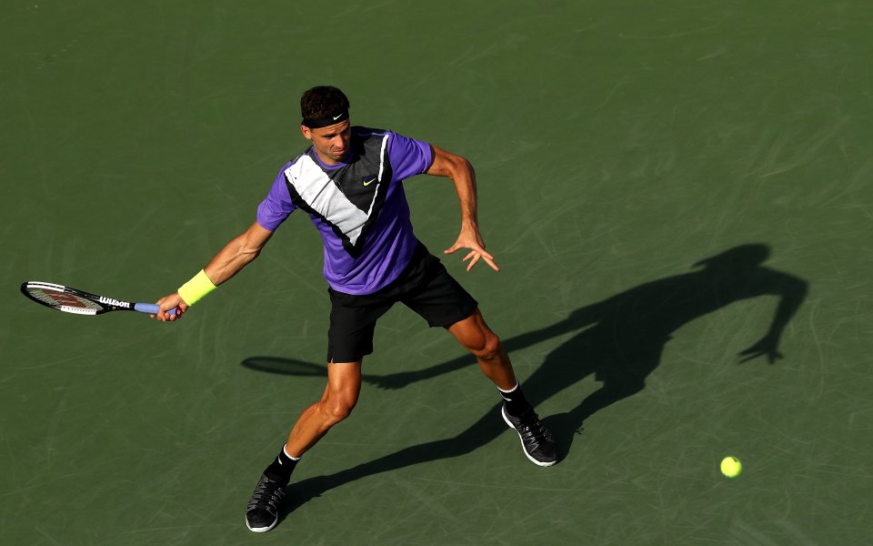 Григор Димитров беше видимо след победата със 7:5, 7:6 (8),