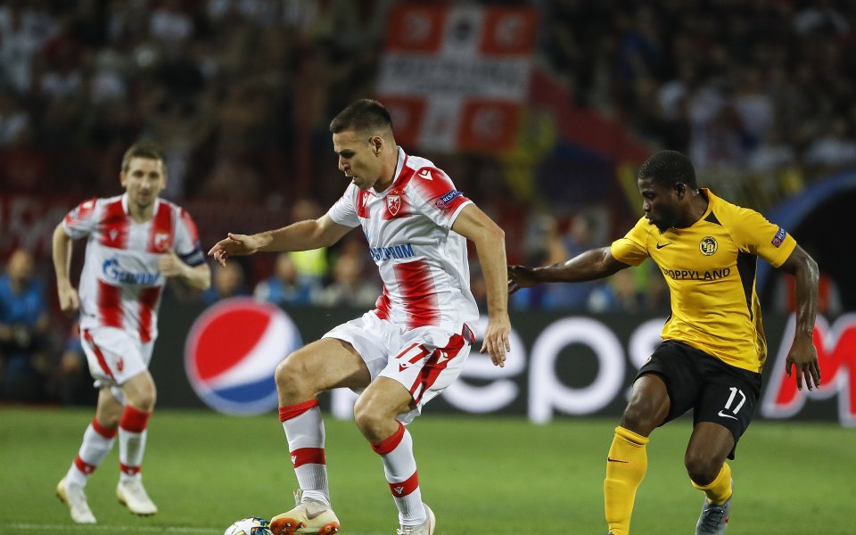 Сръбският Цървена звезда премина през иглени уши, но успя да