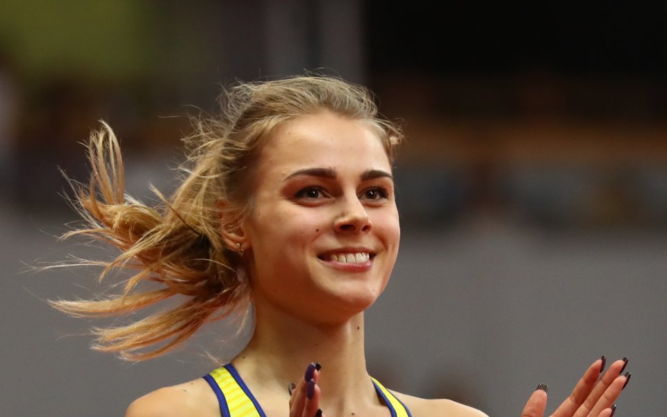 Юлия Левченко е най-новата звезда в леката атлетика на Украйна.
