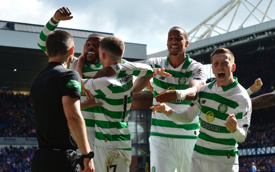 Селтик постигна победа с 2:0 в първото за сезона дерби