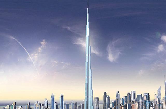 Дубай открива най-високата сграда в света в пълния й блясък