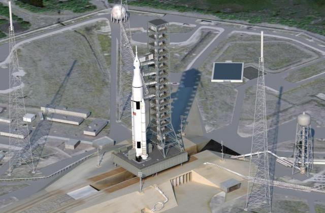 Гигантската ракета на НАСА