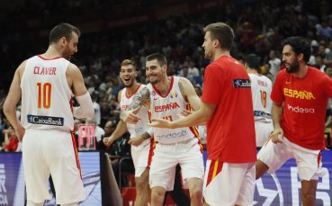 Испания постигна пета поредна победа на Световното първенство по баскетбол