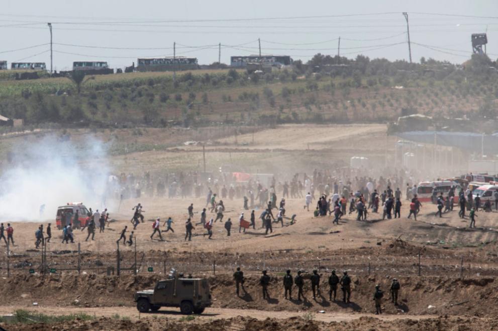Сблъсъци на ивицата Газа